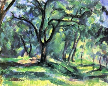  1890 - Wald 1890 Paul Cezanne